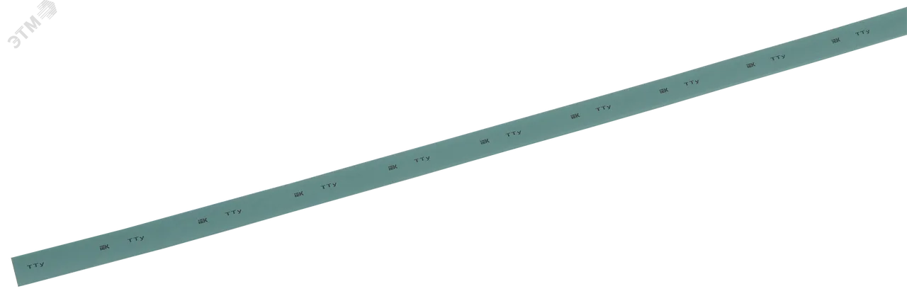 Трубка термоусадочная ТТУ нг-LS 1/0,5 зеленая 1м UDRS-D1-1-K06