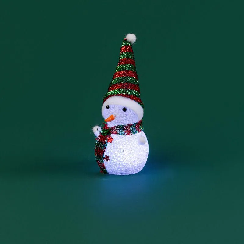 Фигура светодиодная "Снеговик" 17см 1LED RGB 0.1Вт IP20 513-018