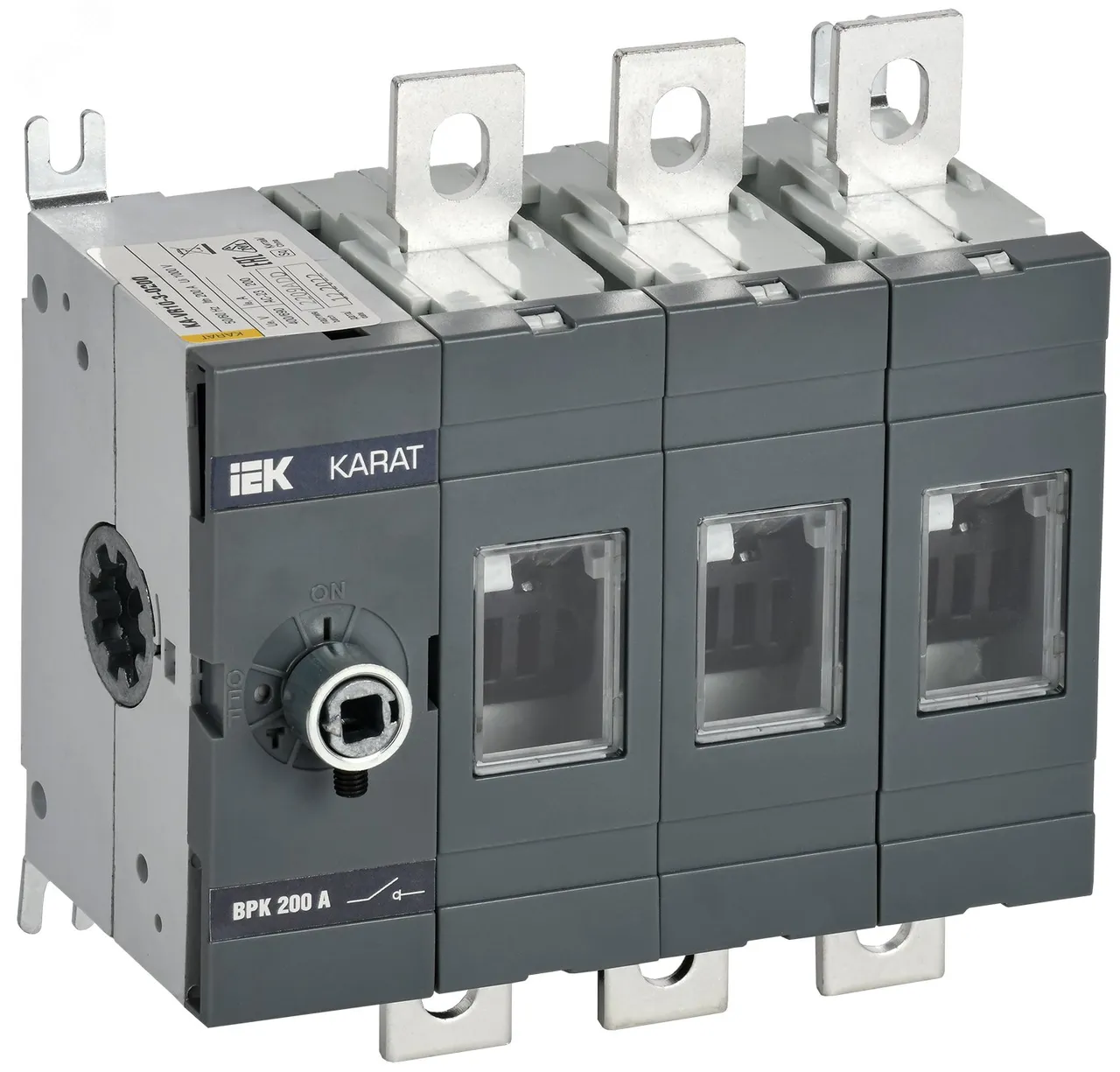 KARAT Выкл-разъед. ВРК без рукоятки 3P 200А KA-VR10-3-0200