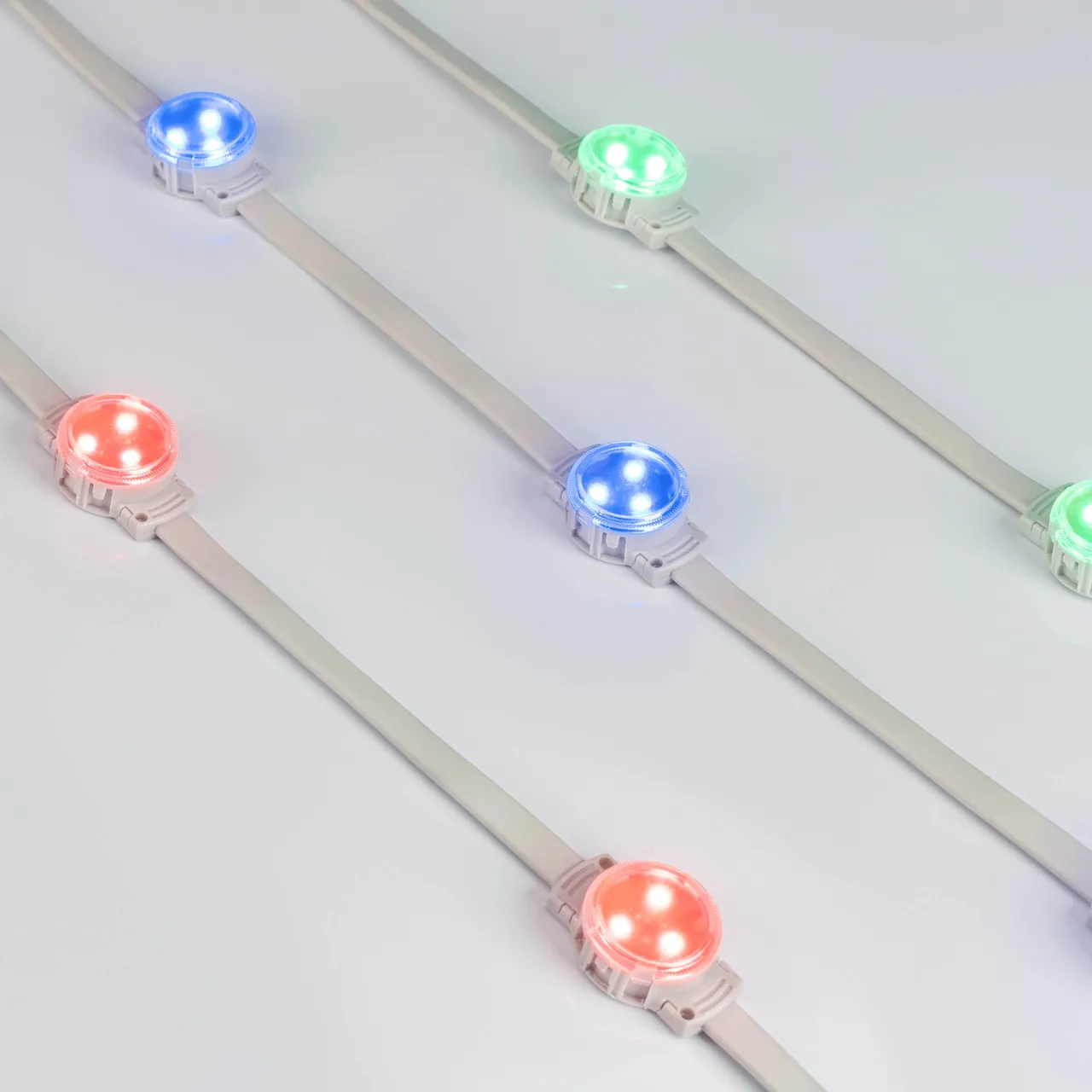 Модуль управляемый DMX-F3-D30 12V RGB (0.75W, IP68, 120 deg) 036830