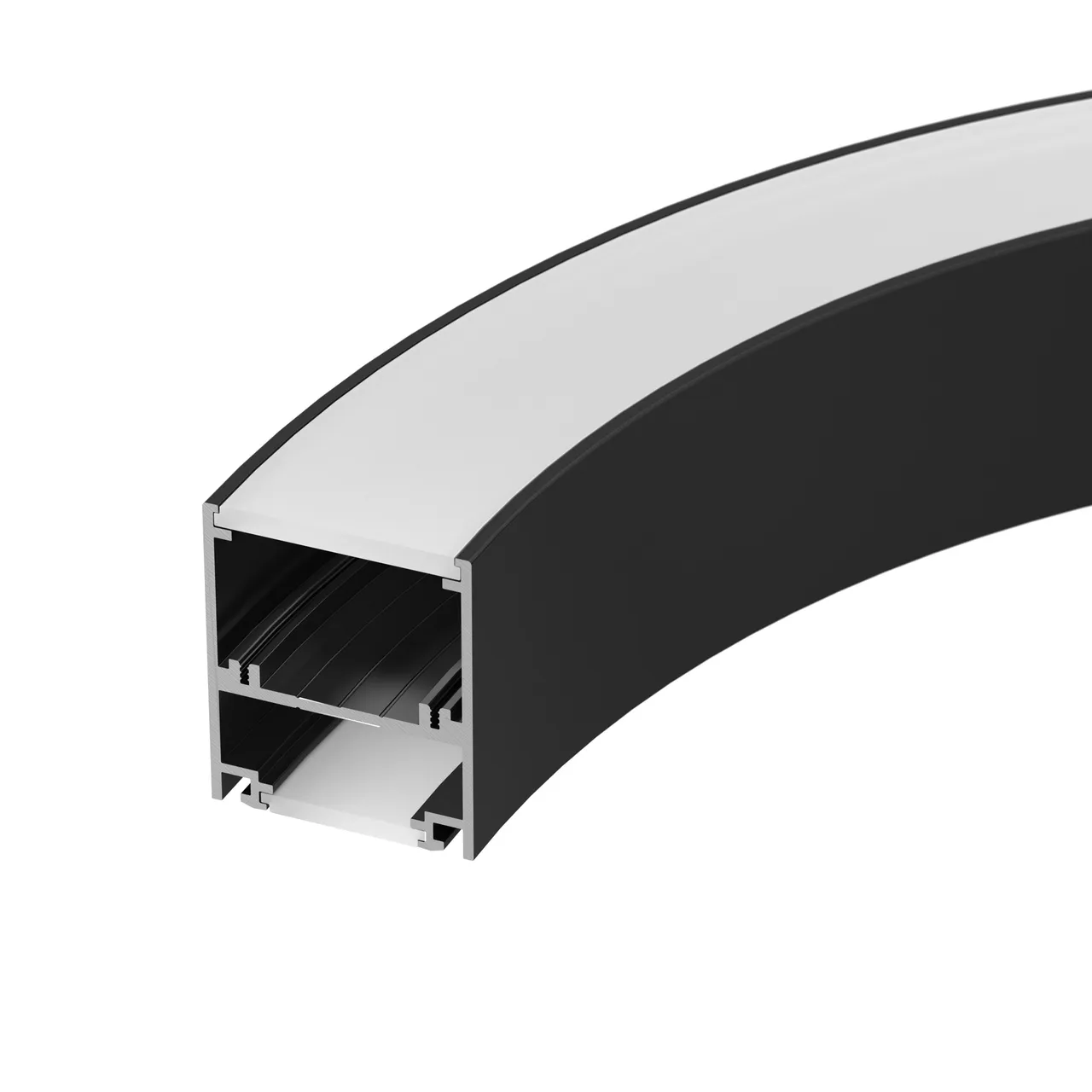 Профиль SL-ARC-5060-D1000-A90 BLACK (дуга 1 из 4) 029268