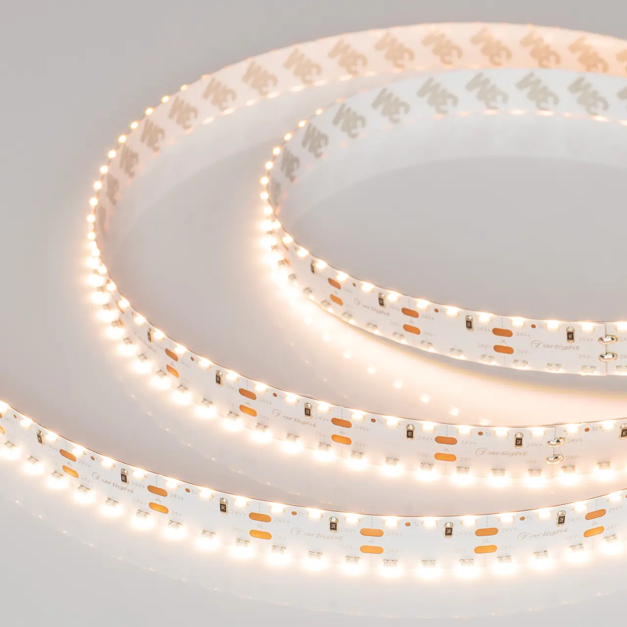Лента RS 2-5000 24V Warm2700 2x2 15mm (3014, 240 LED/m, LUX) 024472