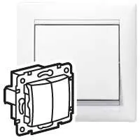 Выключатель 2-кл. СП Valena 10А IP31 механизм бел. (DIY-упак.) IEK 694265