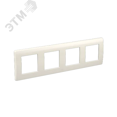 Рамка на 2+2+2+2 модуля (четырехместная), белая, RAL9010 75014W