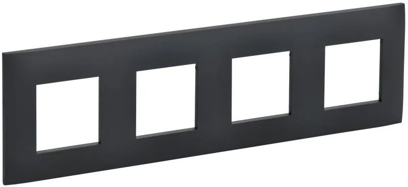 SKANDY Рамка 4-местная SK-F04G графит IEK SK-M42-K53