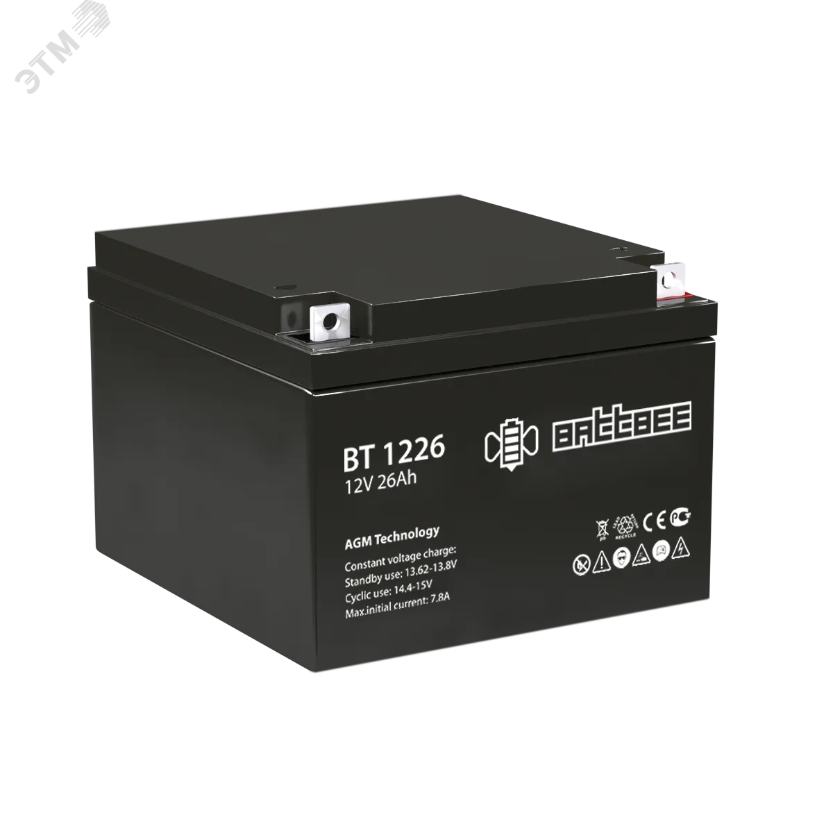 Аккумулятор BT 12-26 BattBee 4614060010009