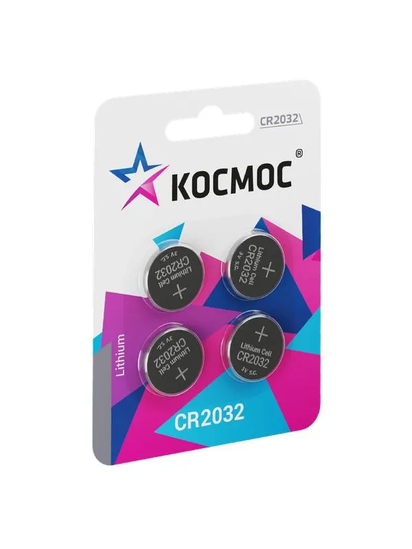 Элемент питания литиевый CR2032 4хBL (блист.4шт) KOC2032BL4