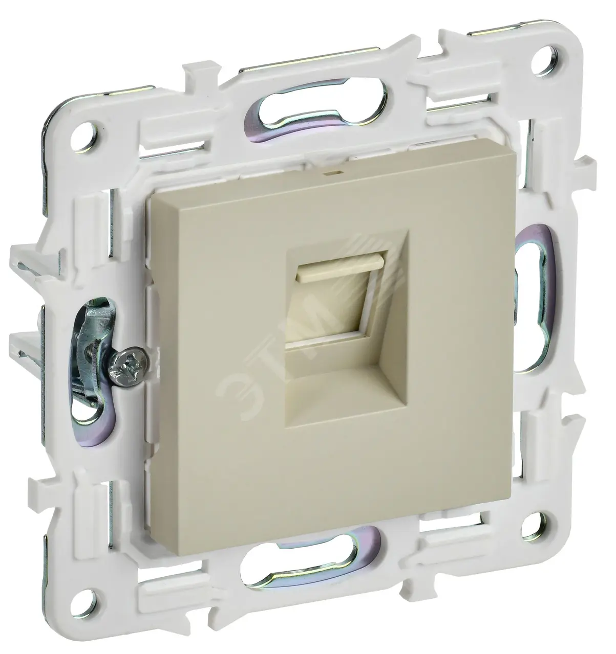 SKANDY Розетка компьютерная RJ45 кат.5E SK-K01B бежевый IEK SK-K10-1-K10