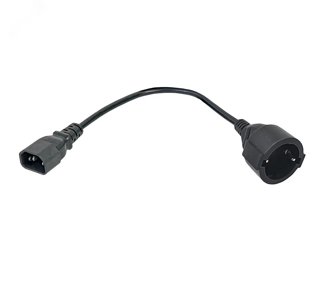 Адаптер PDU 3х1.5 10см с разъ-мами C14-Schuko PC-C14D-10CM
