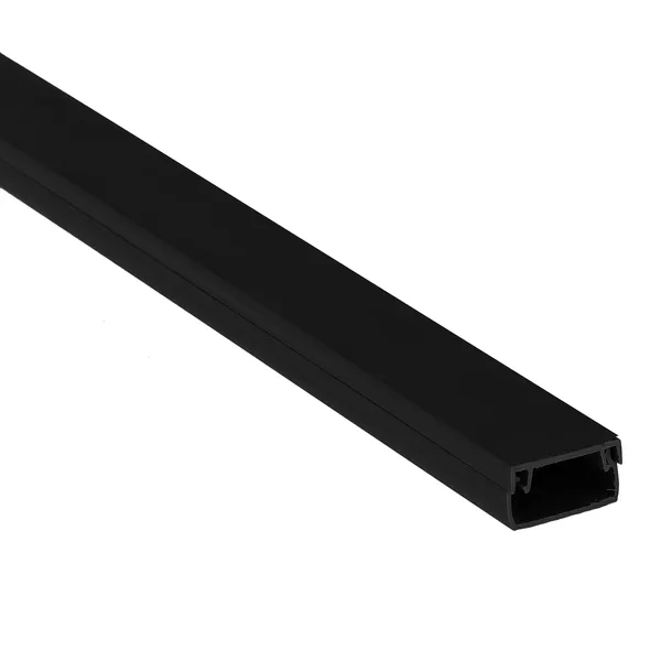 Кабель-канал 20х10 L2000 пластик Plast черн. kk-20-10b