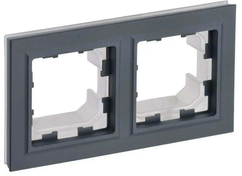 BRITE Рамка 2-мест. IP44 РУ-2-БрГ-44 граф. BR-M22-44-K53