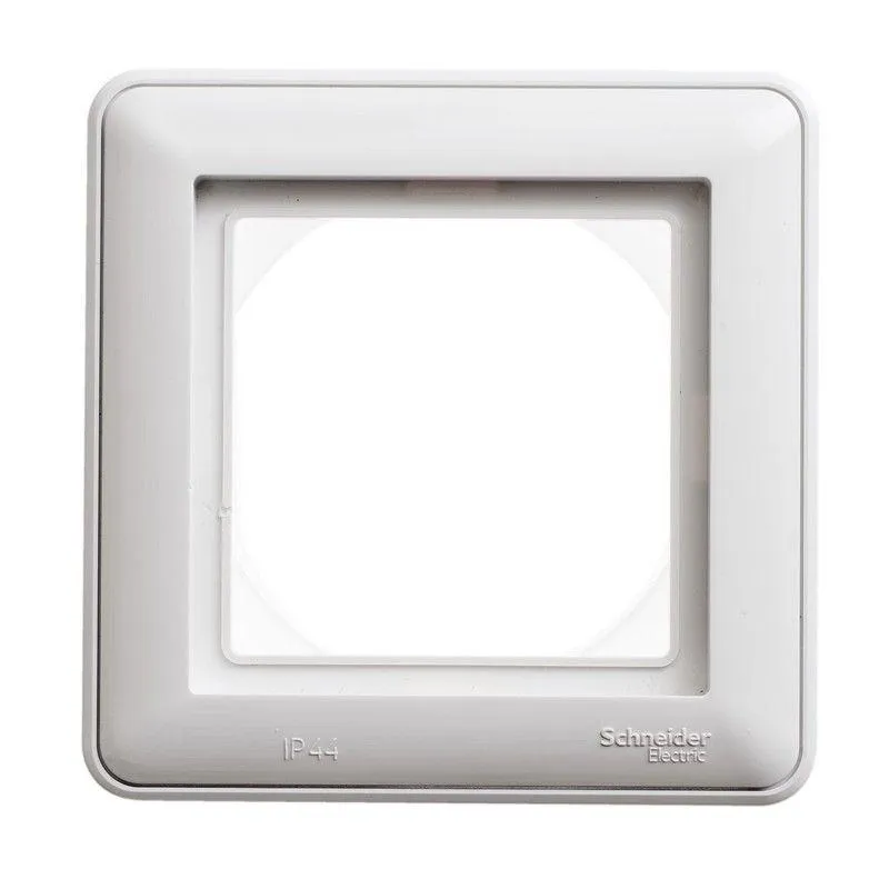 W59 AQUA 1-постовая РАМКА, IP44, БЕЛЫЙ C2 KD-1B-18