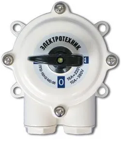 Переключатель пакетный ПП2-16 IP56 (пластик) ET001823