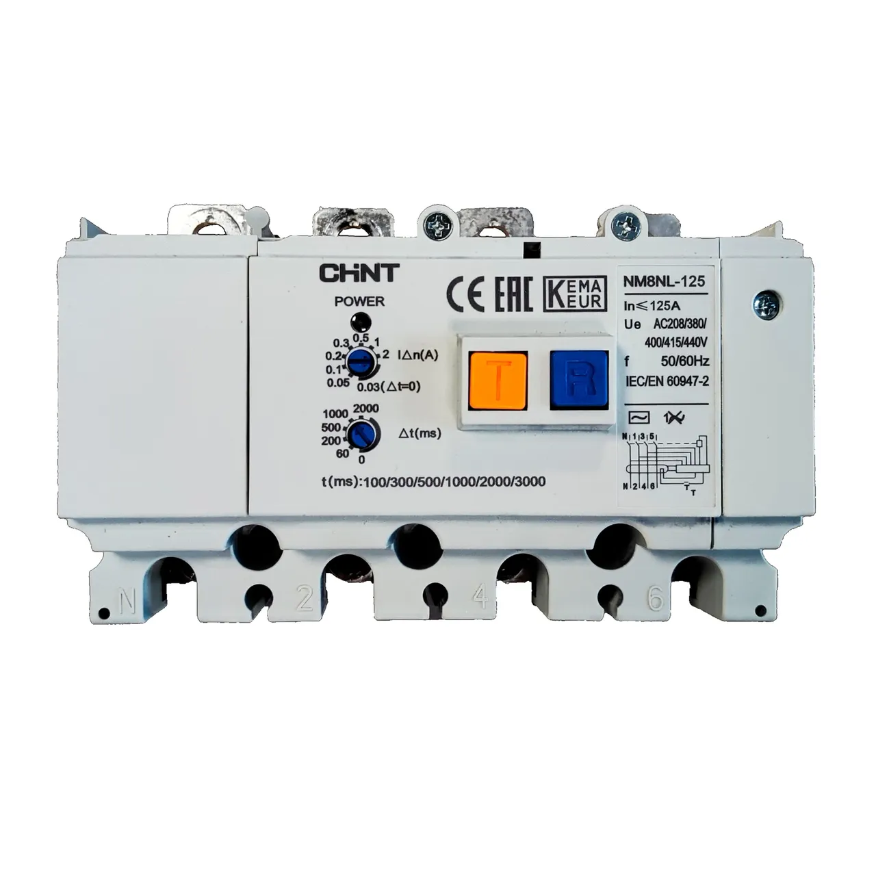 Диф. модуль  NM8NL-125 4P RCD1 449980