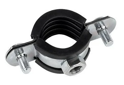Хомут стальной 3/8" (15-19 мм), с уплотнителем EKF
