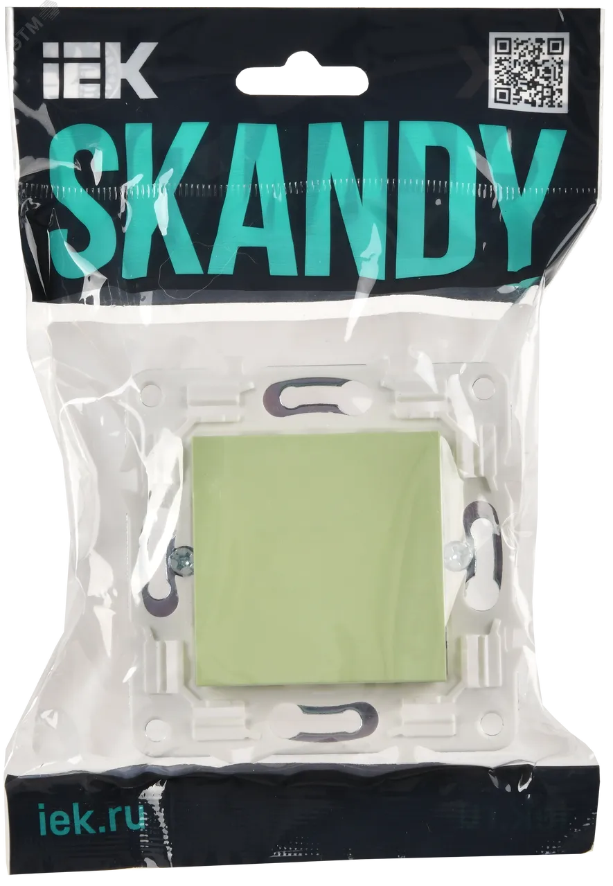 SKANDY Заглушка с суппортом SK-C01G мятный IEK SK-PL10-K06