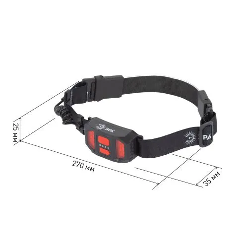 Фонарь аккумуляторный налобный GA-807 Кибер COB 5Вт 3 режима аккум. miscro USB Б0054033