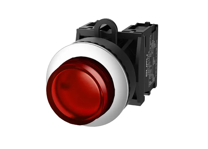 Кнопка выпуклая (желтая) TS2527-0DL30-S20