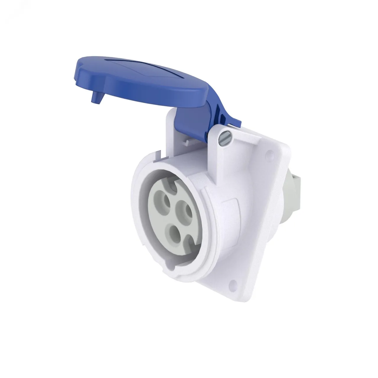 Розетка панельная с наклоном IP44 16А 2P+E 230В DIS4131663