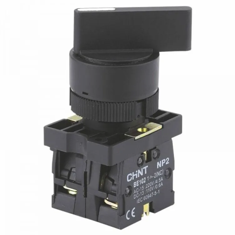 Переключатель NP2-EJ53 3 положения возвратом 2НО IP40 574111