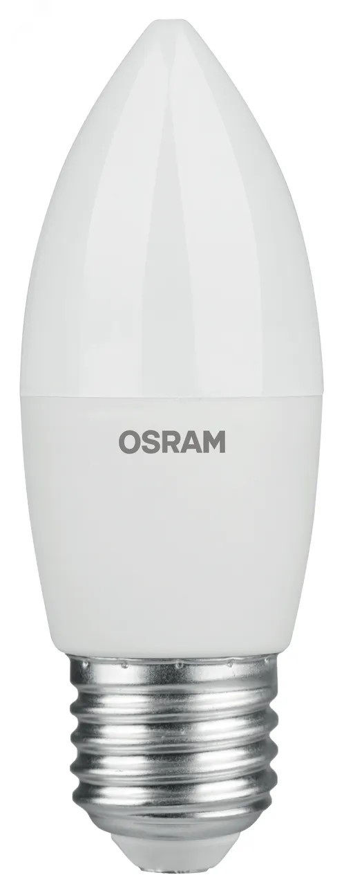 Лампа светодиодная LED Value LVCLB60 7SW/840 7Вт свеча матовая E27 230В 10х1 RU OSRAM 4058075579477