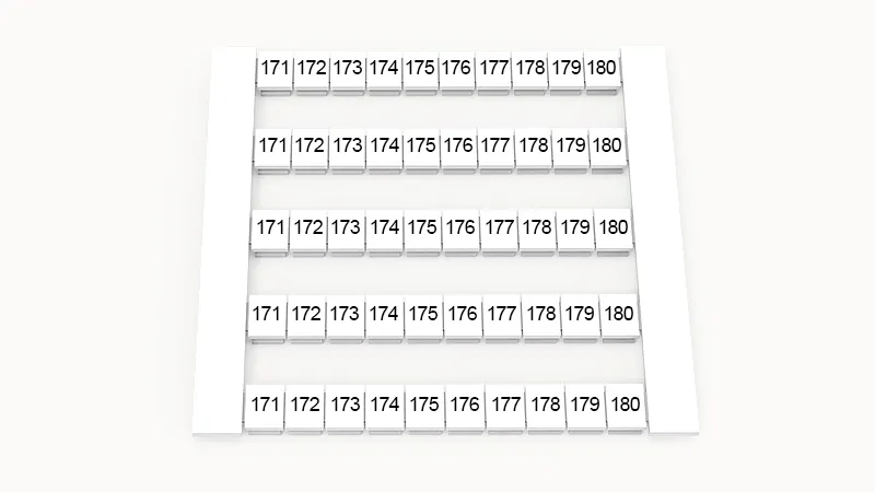 Маркировка (в кассетах) DEK6-50P-19-119Z(H)