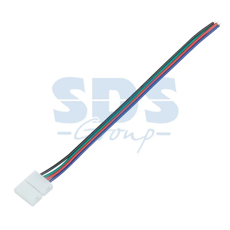 Коннектор питания (1 разъем) для RGB светодиодных лент шириной 10 мм 144-008