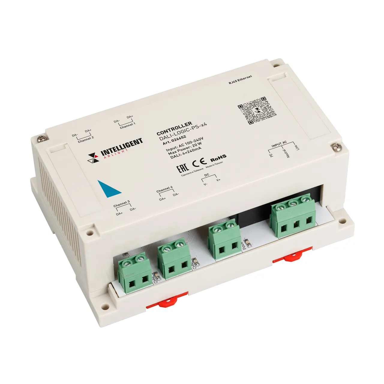 INTELLIGENT ARLIGHT Контроллер DALI-LOGIC-PS-x4 (230B, Ethernet) 026652
