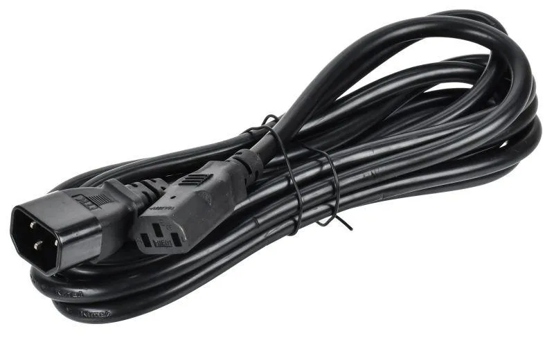 Кабель электропитания PDU 3х1,5 3М с разъёмами С13-C14 PC-C13C14-3M