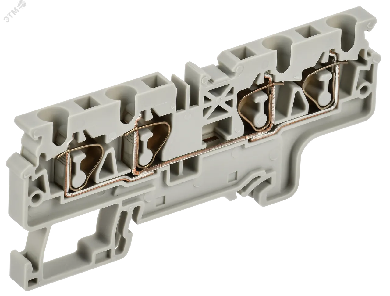 ARMAFIX Клемма пружинная CX4-4 4мм2 четырехконтактная серая IEK AF-CT40-00-4-K03-004