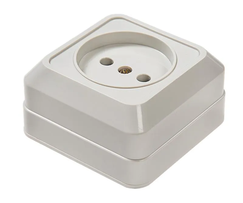 Розетка 1-м ОП Bolleto 7022 16А IP20 бел. ASD / 4680005959785