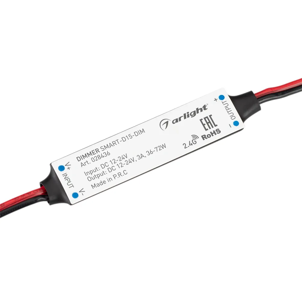 Диммер SMART-D15-DIM (12-24V, 1x3A, 2.4G) 028436