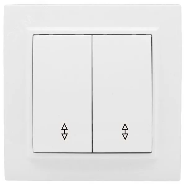 Переключатель проходной 2-кл. СП Минск 10А IP20 бел. Basic ERV10-027-10