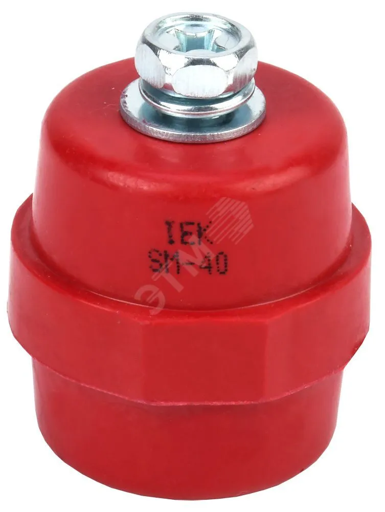Изолятор SM40 (М8) силовой с болтом IEK YIS11-40-12-B
