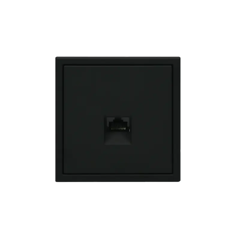 ARTGALLERY РОЗЕТКА компьютерная RJ45, кат. 5е, механизм, КАРБОН GAL001083