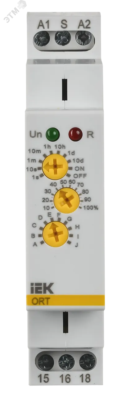 Реле времени ORT многофункциональное 1 конт. 12-240 В AC/DC ORT-M1-ACDC12-240V