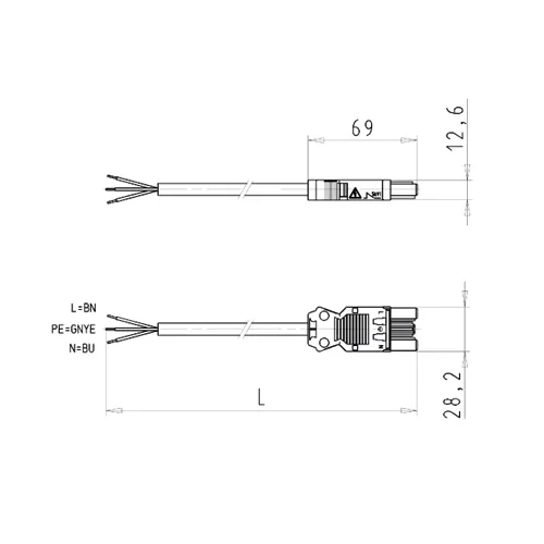 Кабельная сборка GST18I3K1B- 15 5kVRT03