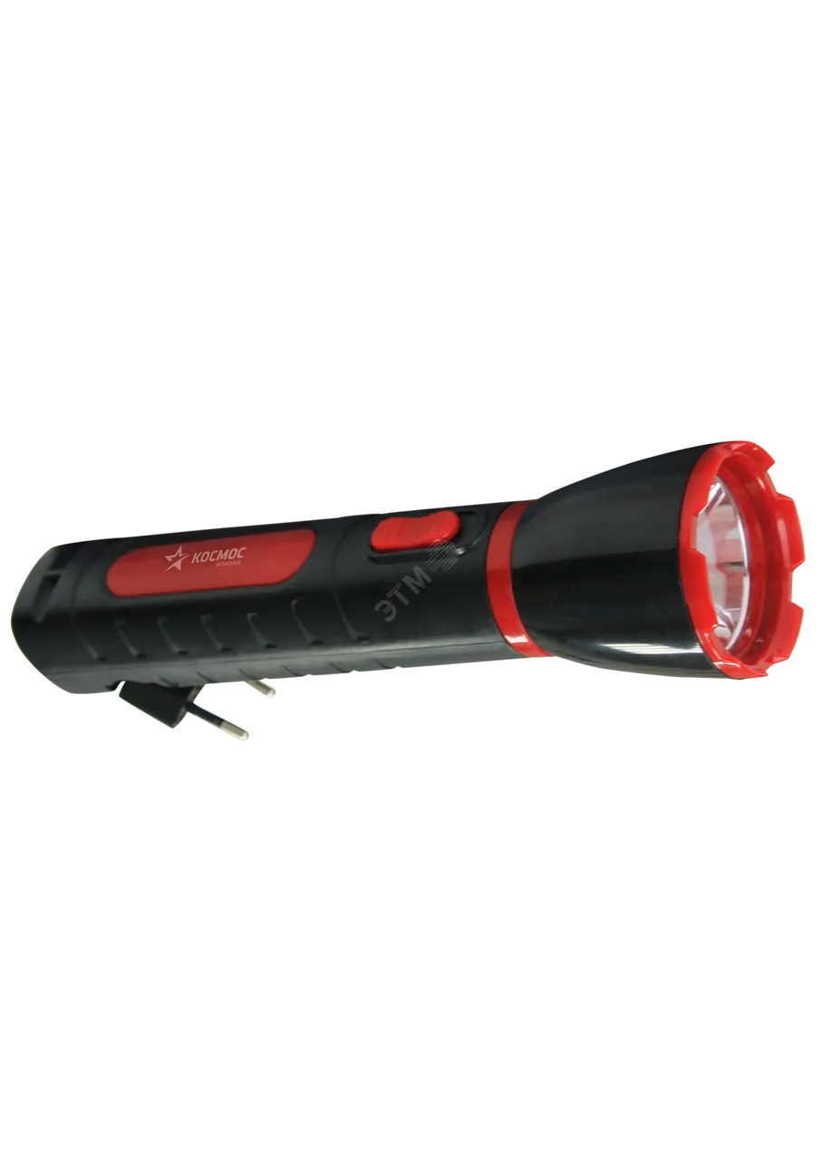 Фонарь аккумуляторный 2 режима 1Вт аккум. 0.5А.ч прямое ЗУ 220В KOCAcc103LED