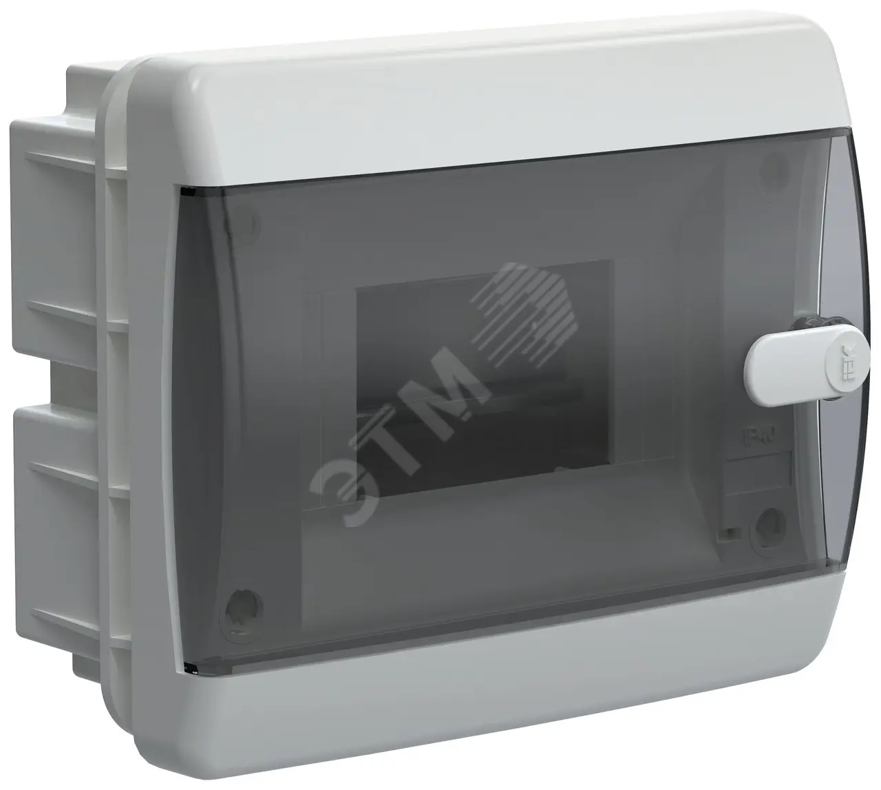 Корпус пластиковый ЩРВ-П-6 IP41 черн. прозр. дверь UNION Compact IEK UIC-KP12-V-06-41-K01