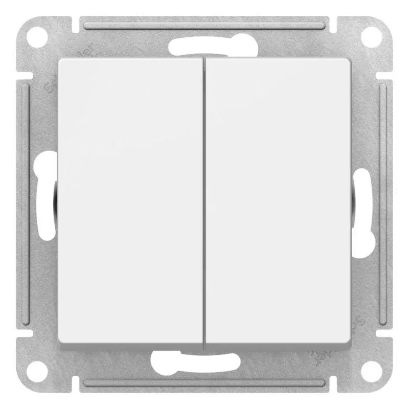 Переключатель 2-кл. AtlasDesign (сх. 6/2) 10AX механизм лотос SE ATN001365