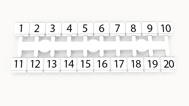 Маркировка (в кассетах) ZK6-20P-19-03Z(H)