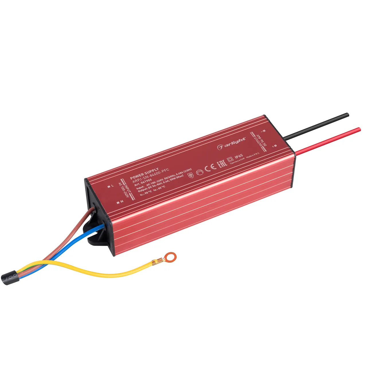 Блок питания ARPJ-SN-84600-PFC (50W, 54-84V, 600mA) 041906