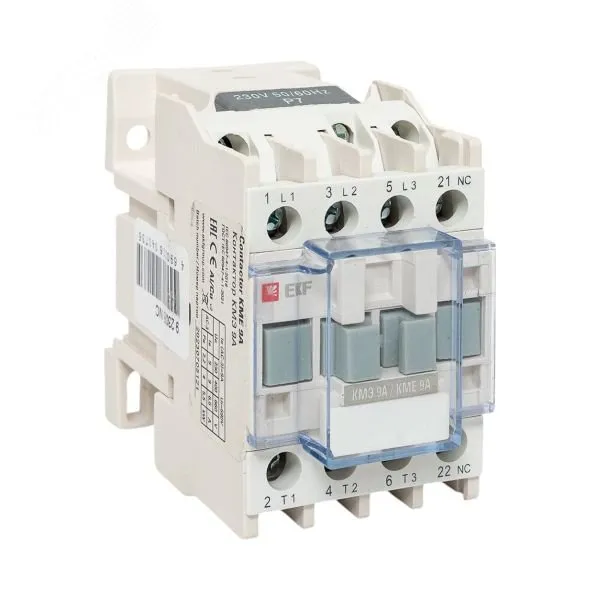 Контактор КМЭ малогабаритный 9А 220В 1NC PROxima ctr-s-9-220-nc