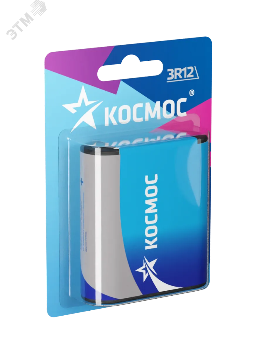 Элемент питания солевой "квадрат" 3R12 1BL (блист.1шт) KOC3R121BL