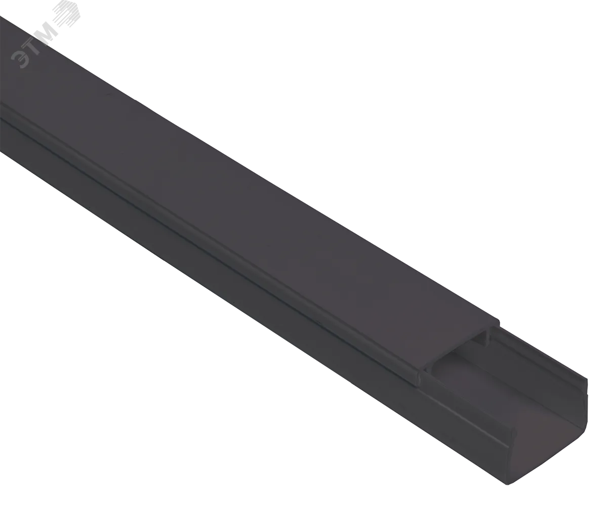 Кабель-канал 20х10 "ЭЛЕКОР" черный EL-KK10-020-010-1-K02