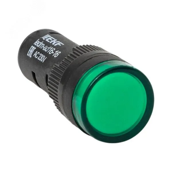 Матрица светодиодная AD16-16HS зел. 230В AC PROxima ledm-ad16-16-g