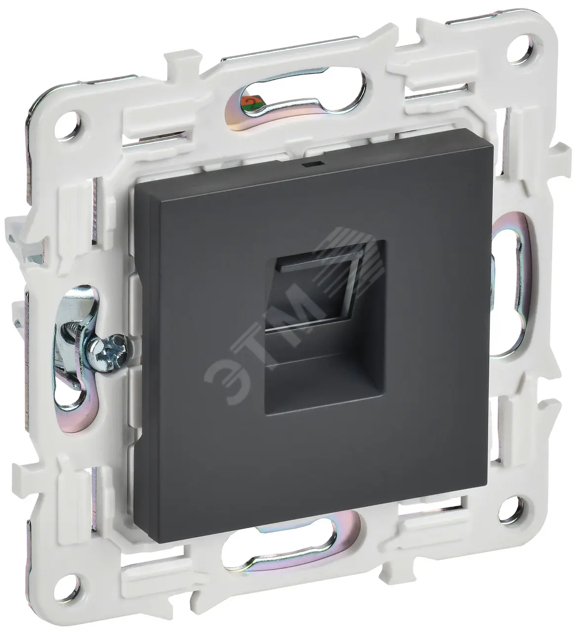 SKANDY Розетка компьютерная RJ45 кат.5E SK-K01T титан IEK SK-K10-1-K48