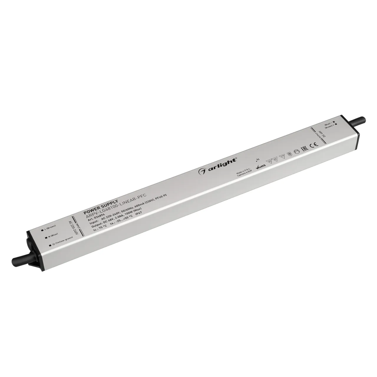 Блок питания ARPV-LG48100-LINEAR-PFC (48V, 2.08A, 100W) 034894