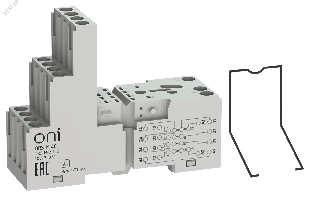 Розетка тр-хъярусная ORS-M для реле ORM 4C ORS-M-2-4-G