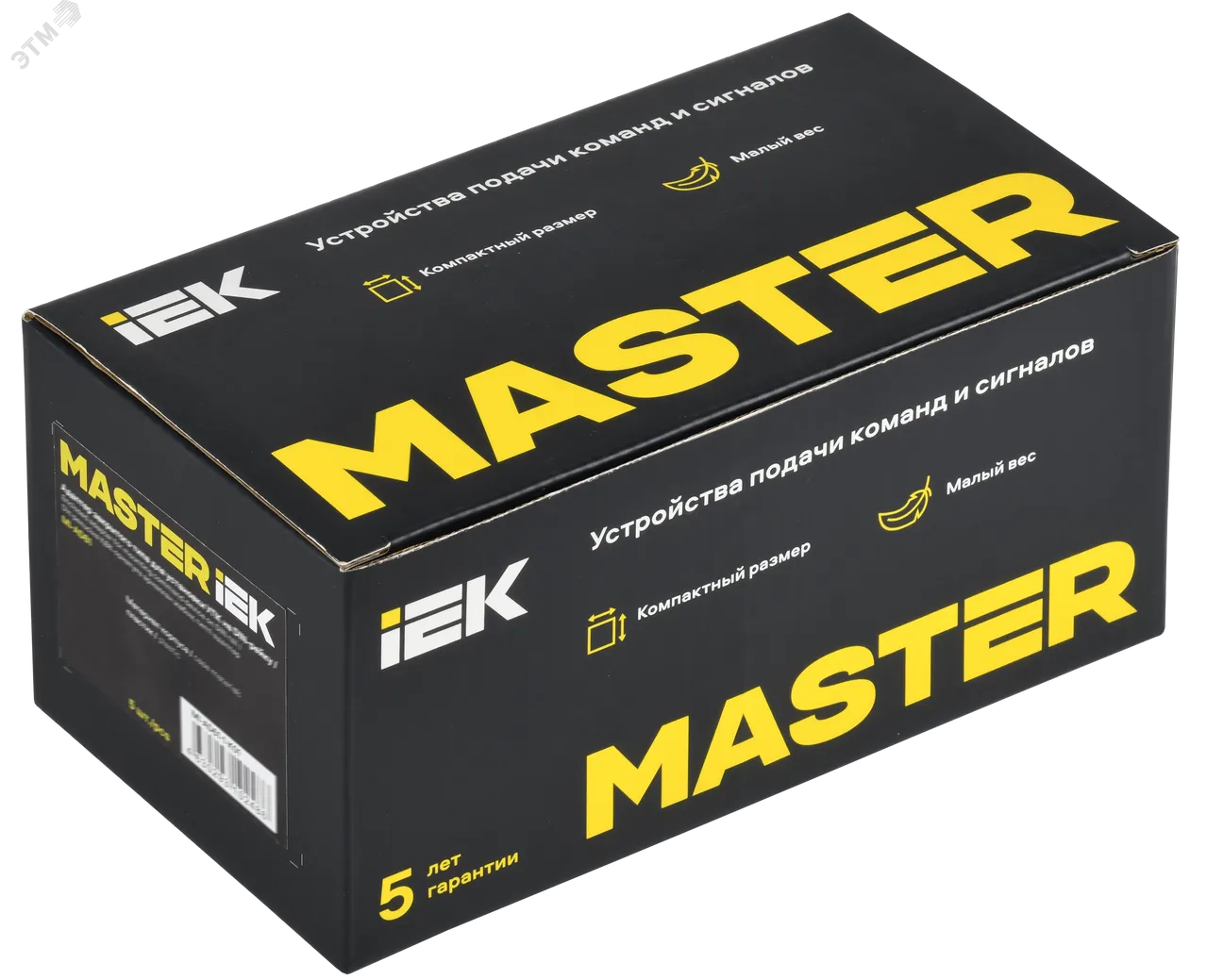 Переключатель с ключом 3 полож. 1NO+1NC ч-рный MASTER IEK MI-SW60-20Y-3-34-3-K02
